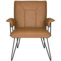 Safavieh Johannes Arm Chair- Camel - 32.7 x 28.2 x 29.1 in. FOX1700C